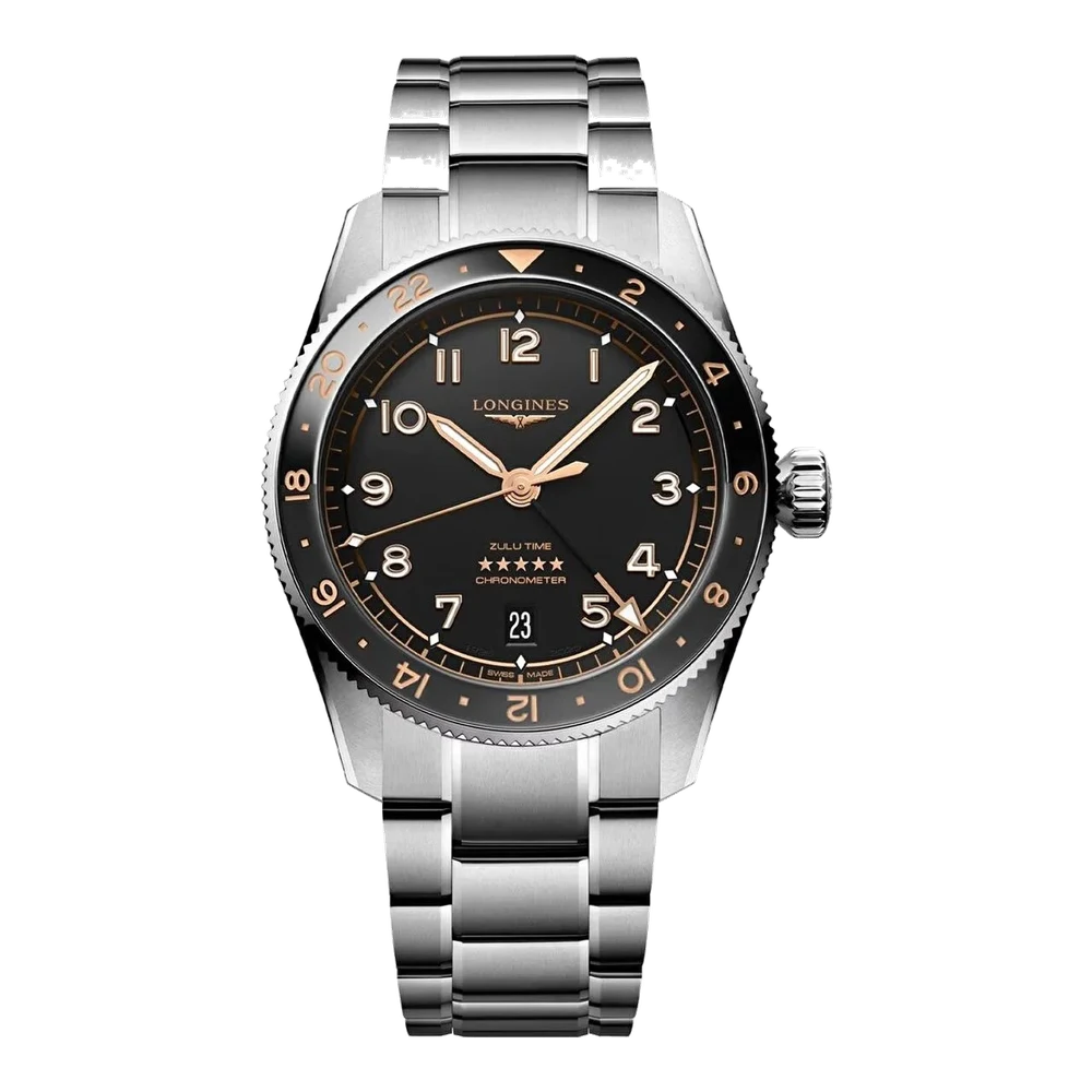 Longines Spirit Zulu Time L38024506 39 mm kol saati