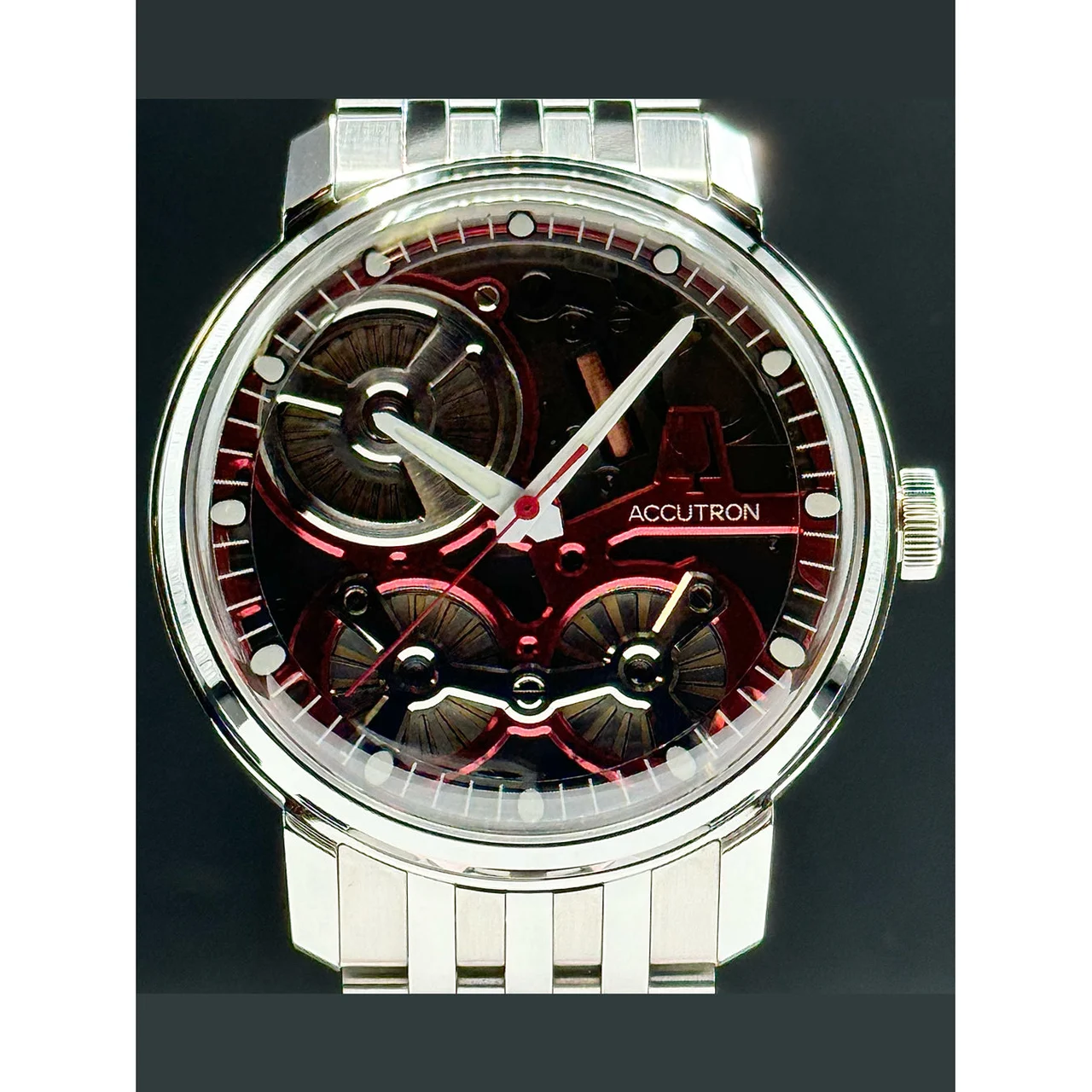 Accutron Spaceview 2020 X Redbar 210000077598 kol saati