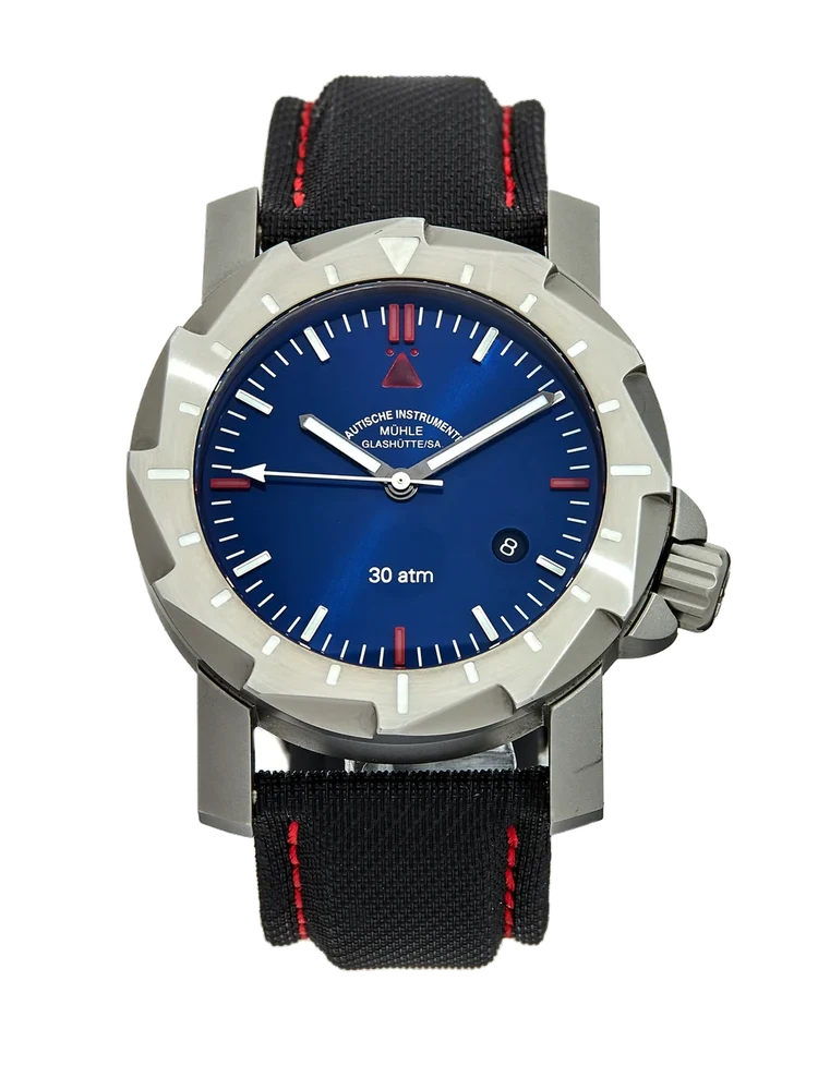 Muhle Glashutte MUHLE GLASHUTTE REF. M1.28-92 NAUTISCHE INSTRUMENTE STAINLESS STEEL kol saati