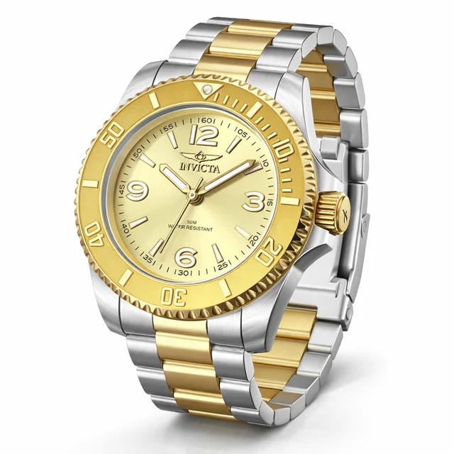 Invicta Specialty Velario Watch - 41mm, Silver, Gold (69725) kol saati