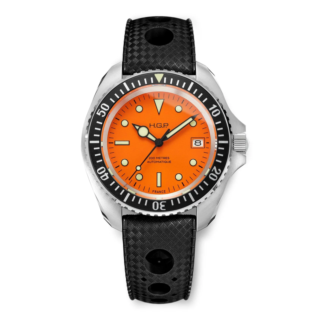 HGP - Watches HGP-23-D2A-006-02-RB2-BLK 47 mm kol saati