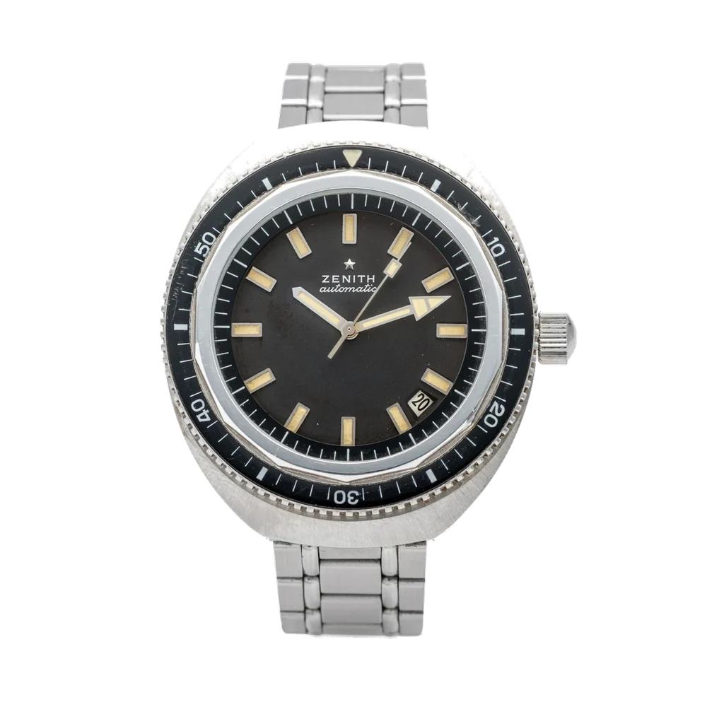 Zenith ZENITH, REF. A3637, ORANGE DIVER, STEEL kol saati