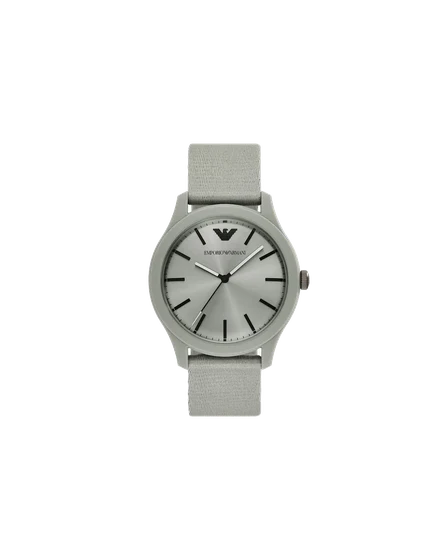 Emporio Armani Three-Hand Sand-Colored #tide ocean material® Nylon Fabric Watch AR11653 ko