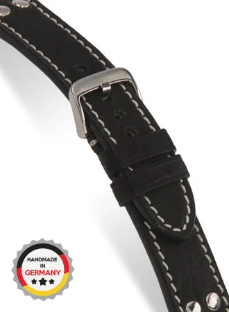 RIOS Pilot Strap Chesterfield - Black 19413/RI kol saati