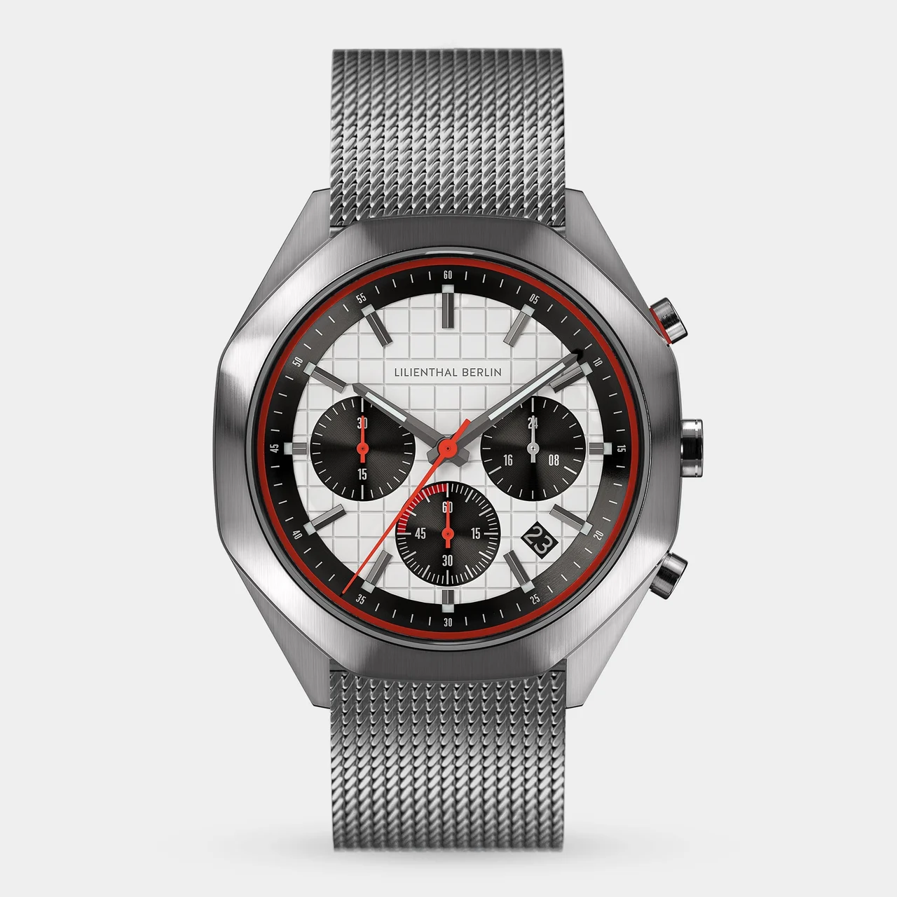 Lilienthal Berlin Octachrono OC1-002-B023AB 40 mm kol saati