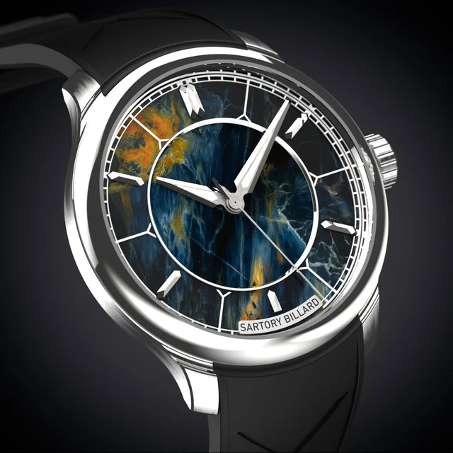 Sartory Billard Full Pietersite Dial SB04-E-FULL-PIETERSITE kol saati