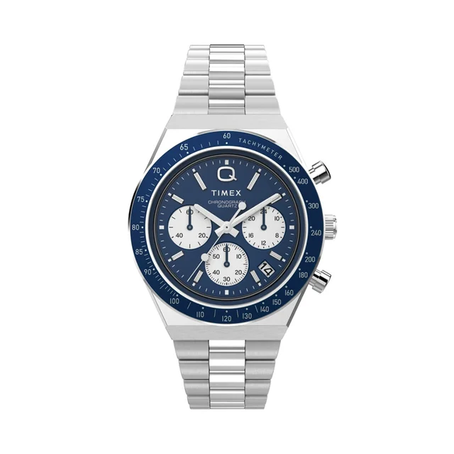 Timex Chronograph 40mm - Blue on Bracelet TW2W51600VQ kol saati