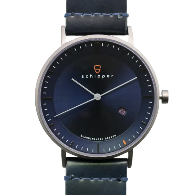 Schipperwatch Schipper NEW AESTHETIC 40 | Sunburst Midnight Blue | Blått L kol saati