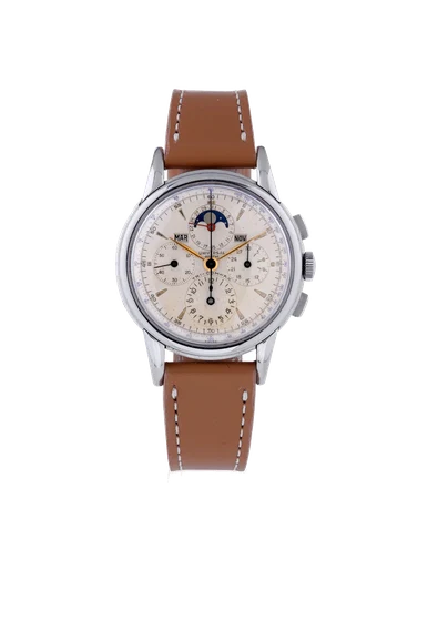 Universal Tri-compax Jumbo Chronograph, Steel 22283 kol saati