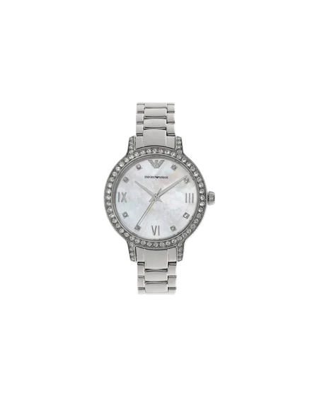 Emporio Armani Three-Hand Stainless Steel Watch AR11484 kol saati