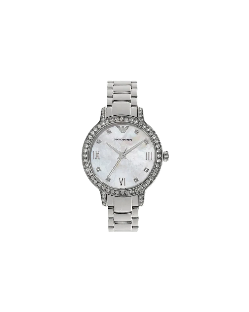 Emporio Armani Three-Hand Stainless Steel Watch AR11484 32 mm kol saati