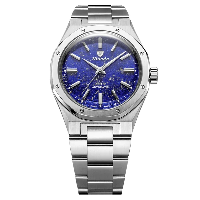 Nivada Grenchen Lapis Lazuli MK2 38mm 68048A77 kol saati