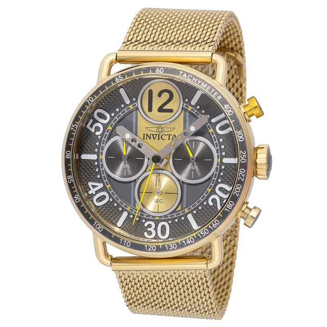 Invicta Speedway Vertexia Watch - 44mm, Gold (69471) kol saati