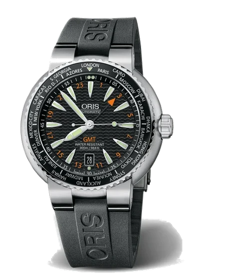 Oris Divers GMT, Date 01 668 7608 8454-07 4 24 34EB kol saati