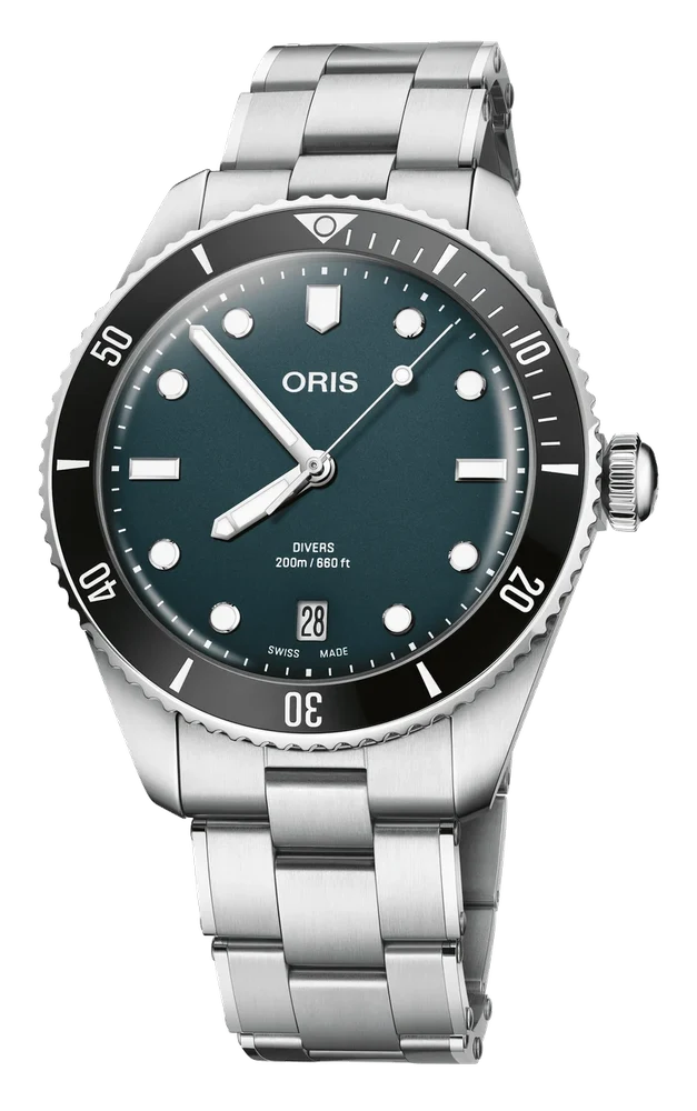 Oris Divers Date 01 733 7795 4055-Set 39 mm kol saati
