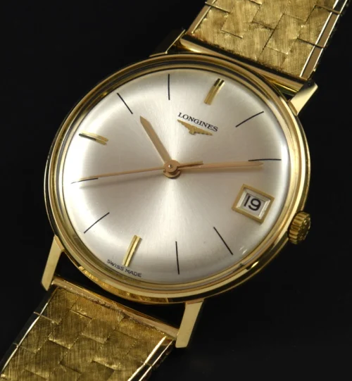 Longines Solid Gold With Bracelet Longines In Solid Gold With Bracelet 34 mm kol saati