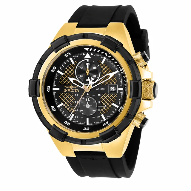 Invicta Aviator Jetframe Watch - 50.5mm, Black (28100) kol saati