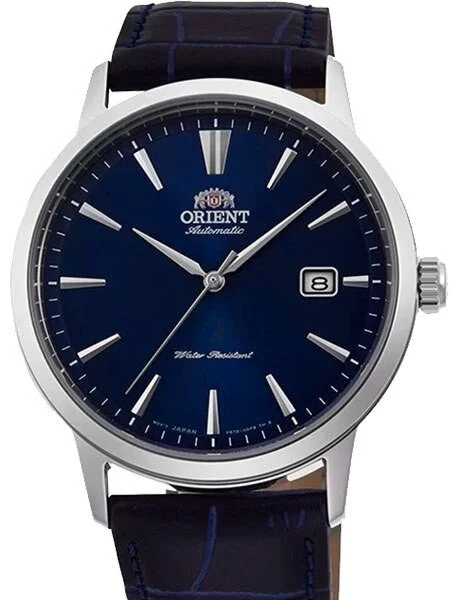Orient Symphony III Automatic Dress Watch with Blue Dial #RA-AC0F06L10A kol saati