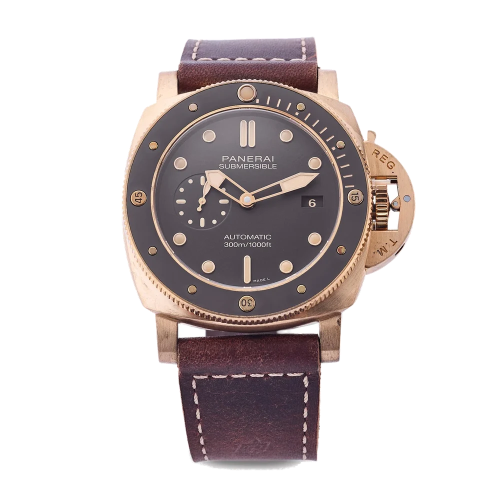 Panerai PANERAI, REF. PAM00968, SUBMERSIBLE BRONZO, BRONZE kol saati