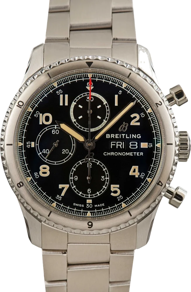 Breitling Navitimer Aviator 8 Black Dial A13316101B1A1 43 mm kol saati