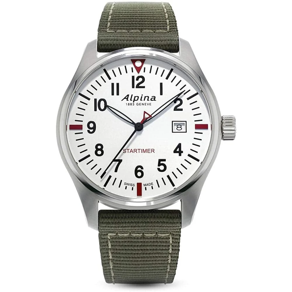 ALPINA Startimer Pilot AL-240S4S6 42 mm kol saati