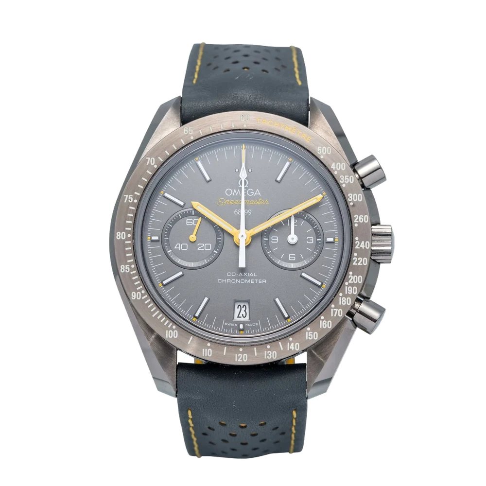 OMEGA OMEGA, REF. 311.92.44, GREY SIDE OF THE MOON, PORSCHE CLUB OF AMERICA (PCA) EDITION OF 99 PIECES, CERAMIC kol saati