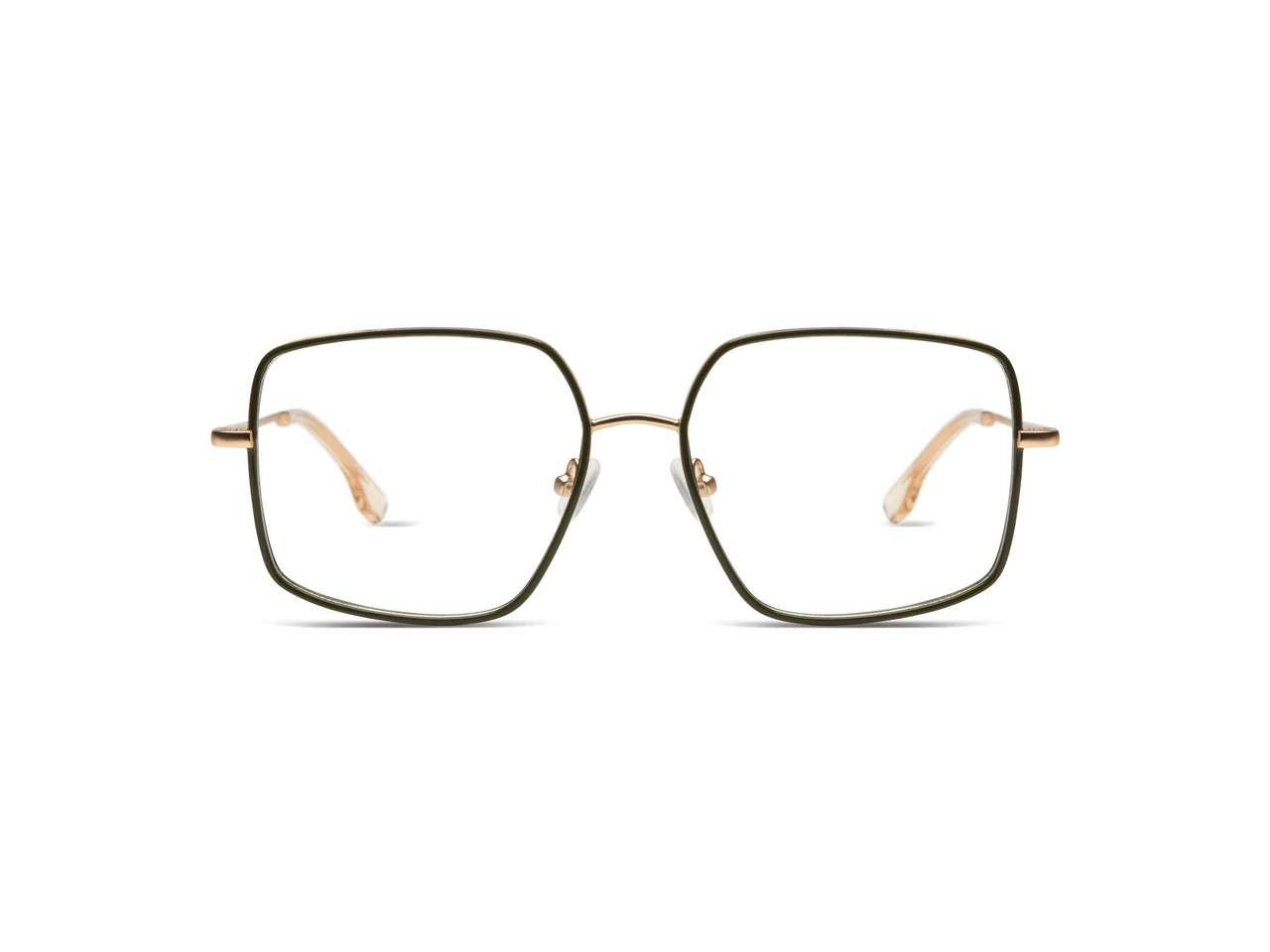 Komono Amelia Kaki Rose Gold Matte KOM-O1878 kol saati