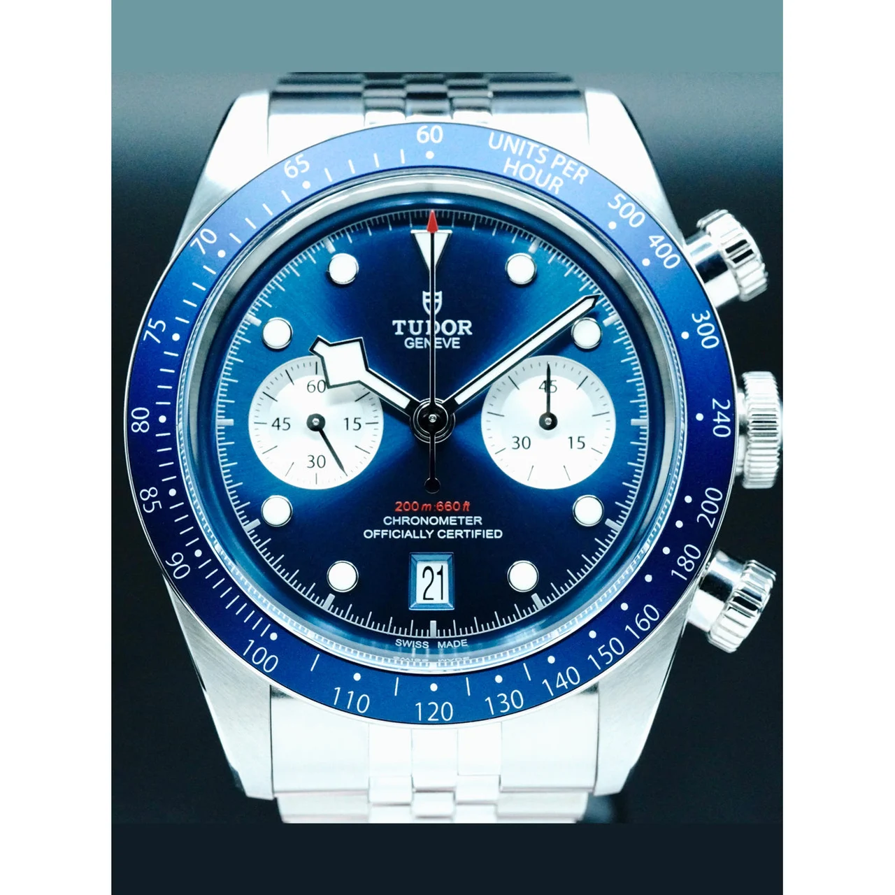 Tudor Black Bay Chrono Blue 210000082468 41 mm kol saati