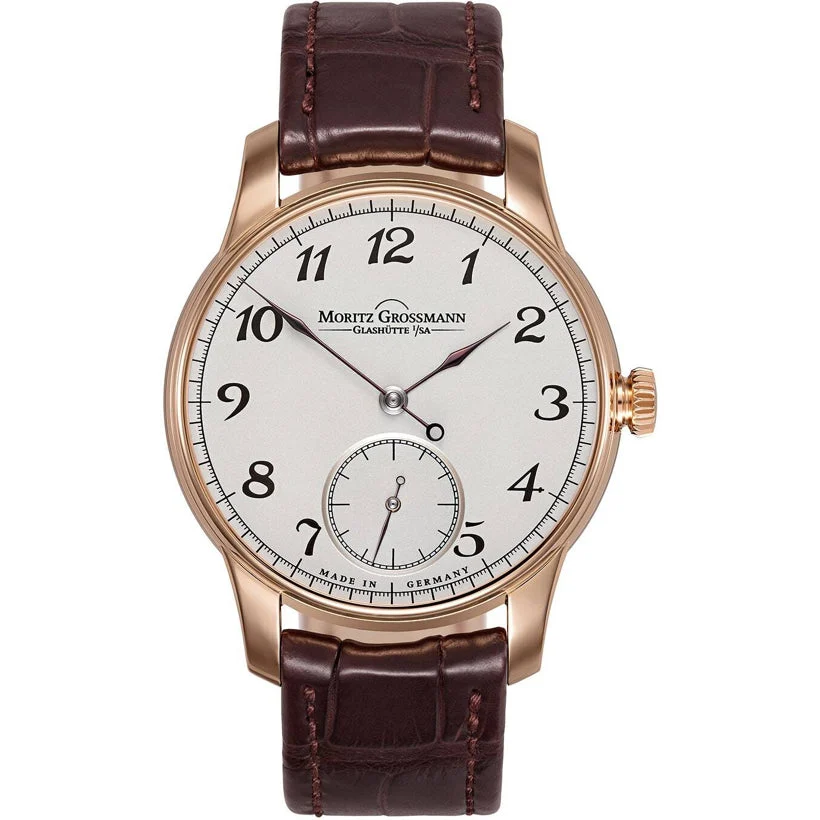 Moritz Grossmann Arabic Rose Gold Silver MG-001863 kol saati