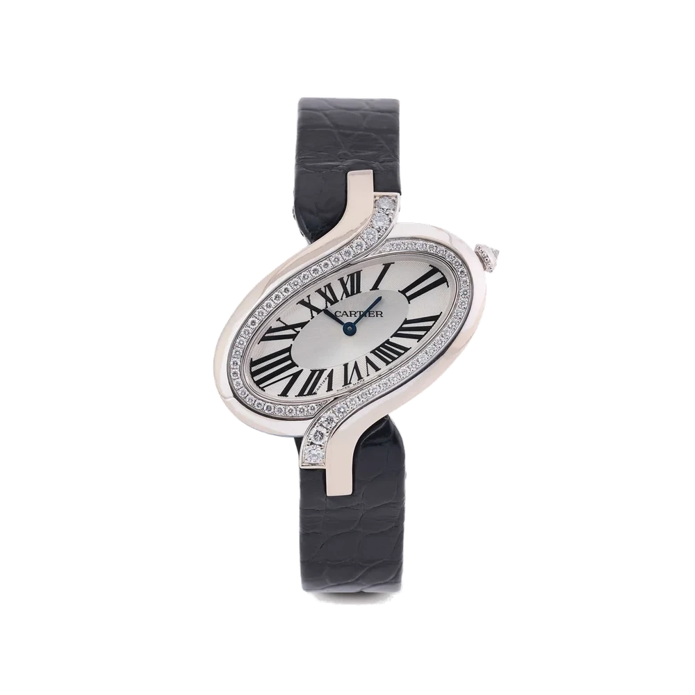 Cartier CARTIER, REF. WG800014, DELICES, 18K WHITE GOLD AND DIAMONDS kol saati
