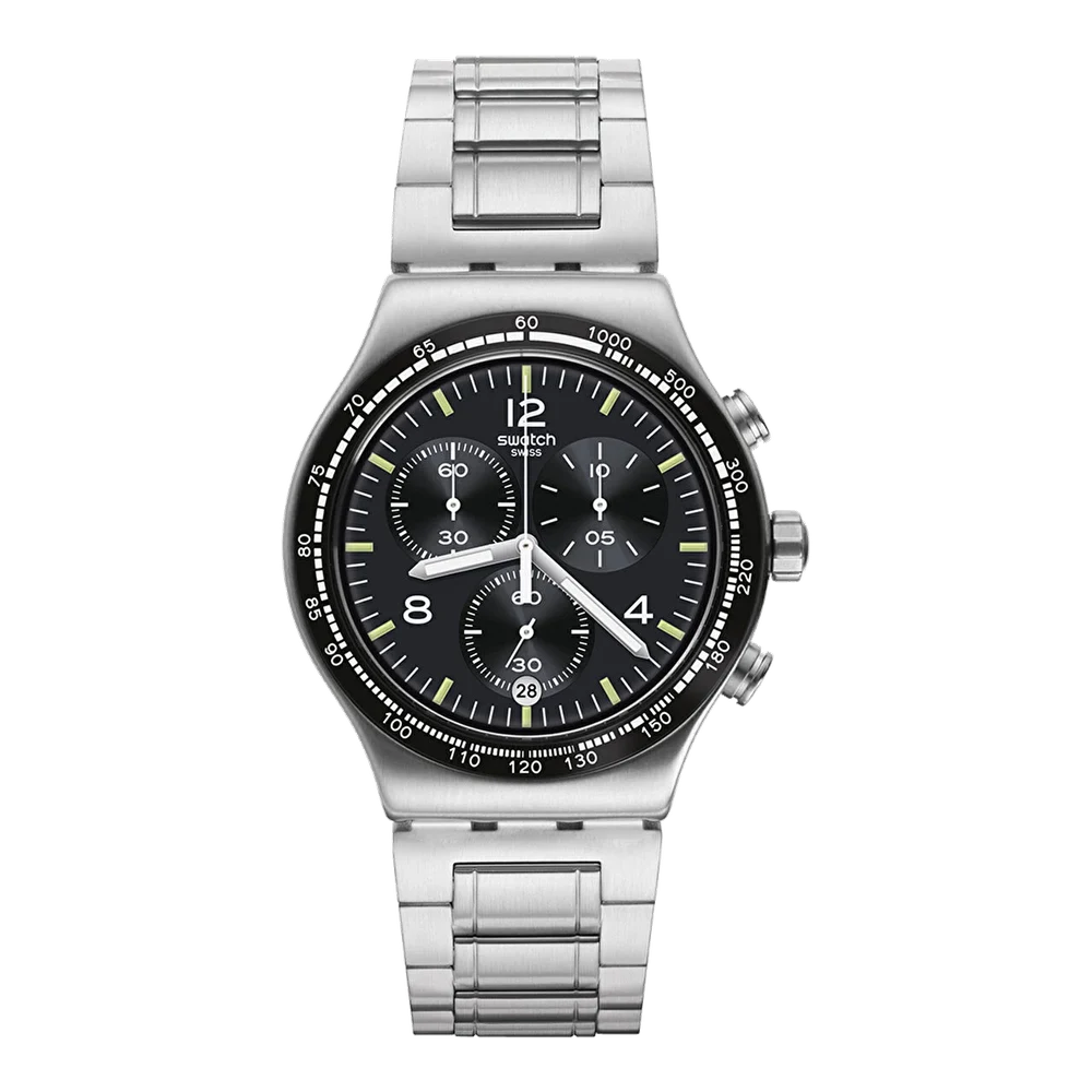 Swatch Night Flight YVS444GC 43 mm kol saati