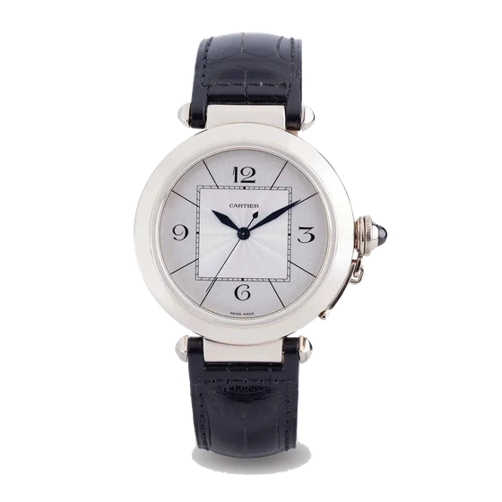 Cartier Pasha ,18K White Gold W3018751 kol saati