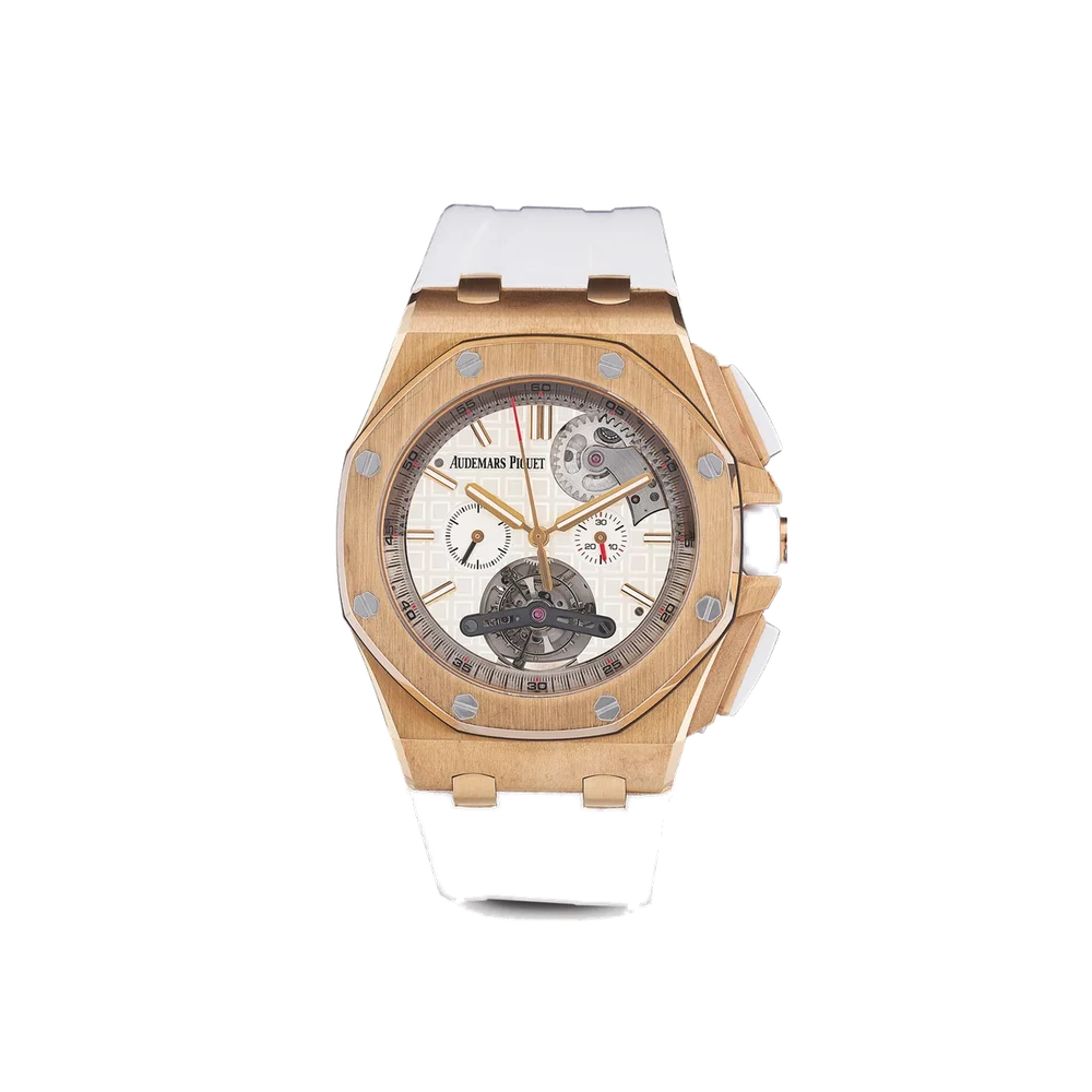 Audemars Piguet AUDEMARS PIGUET, REF. 26540OR.OO.A010CA.01, OAK OFFSHORE TOURBILLON, 18K PINK GOLD kol saati