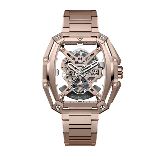 CIGA Design Skeleton Automatic Watch Hunter Vintage Z035-RE01-8RE kol saati