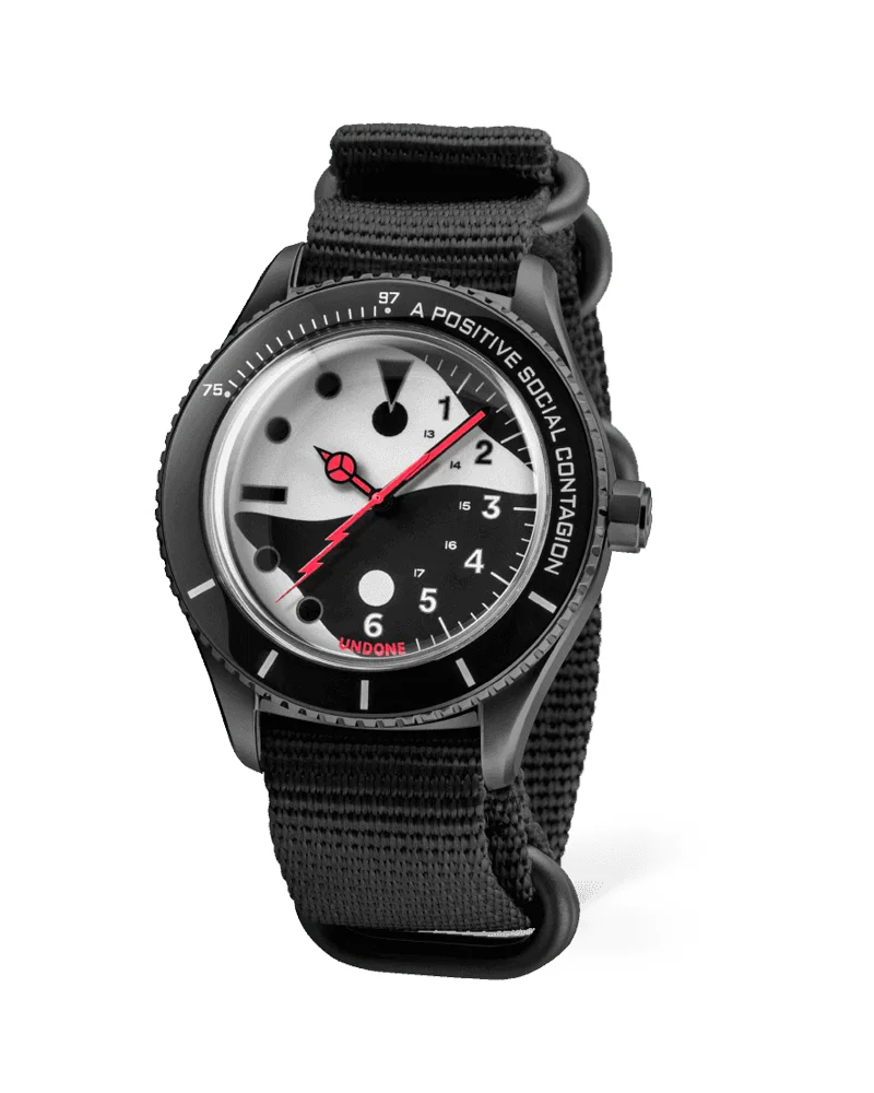 UNDONE Watches UNDONE x STAPLE Yin-Yang Nato Automatic COL-STAPLE-YINYANG-NATO kol saati