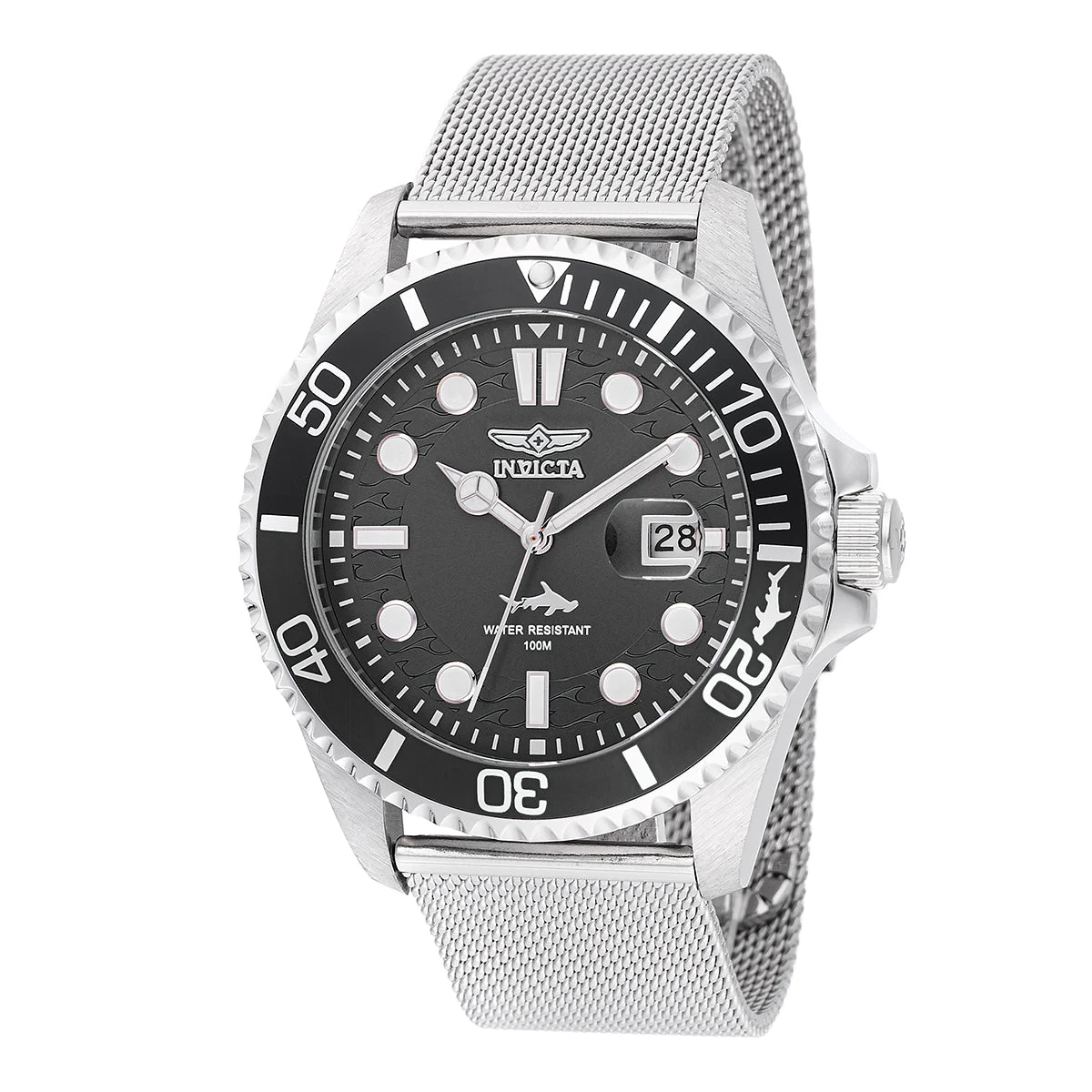 Invicta Pro Diver Curve Watch - 43mm. Steel (47172) 43 mm kol saati