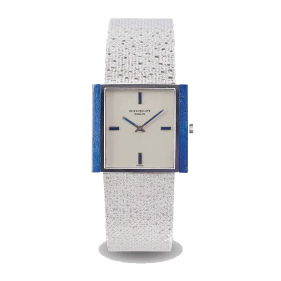 Patek Philippe PATEK PHILIPPE REF. 3578/1, 18K WHITE GOLD AND LAPIS LAZULI kol saati