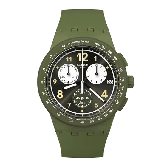 Swatch Nothing Basic About Green SUSG406 kol saati