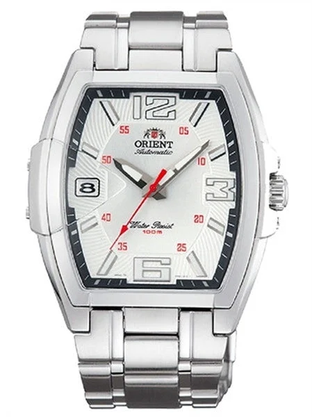 Orient Scratch and Dent - Equalizer Automatic Watch with Patterned White Dial #ERAL006W SND039 41.5 mm kol saati