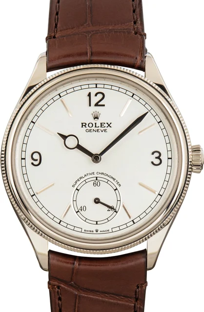 Rolex ref 52509 18k White Gold kol saati