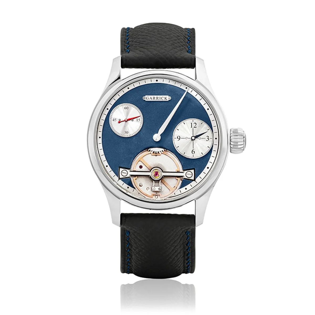 Garrick Regulator MK II Frosted Blue Dial MKII-ST-BL 42 mm kol saati