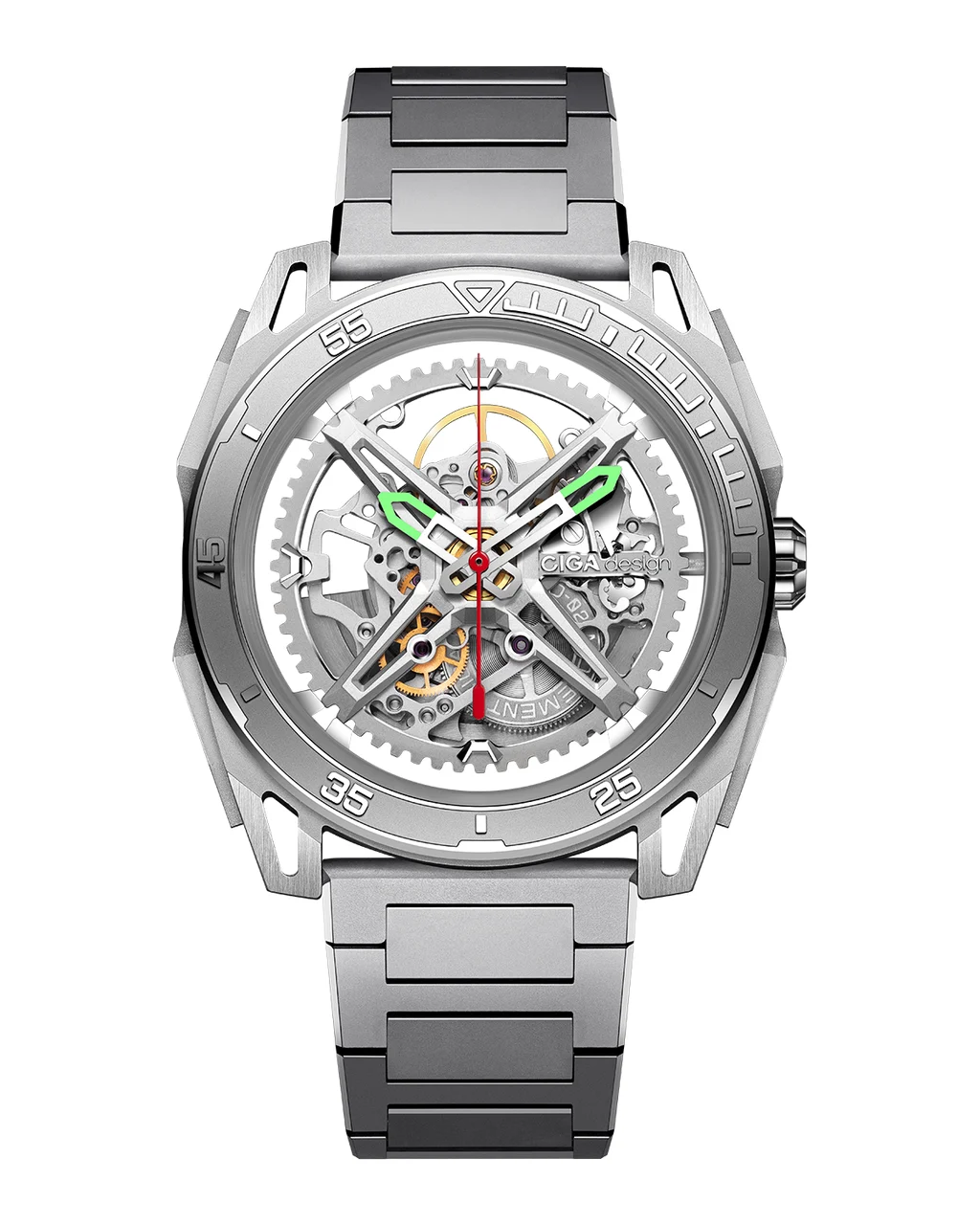 CIGA Design CD.Falcon.Silver 44 mm kol saati