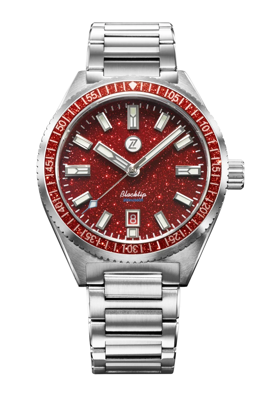 Zelos Blacktip 41mm SS Red Aventurine 41 mm kol saati
