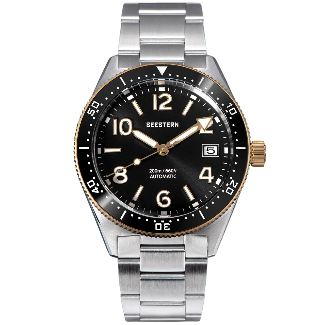 Sugess Sugess 434 金黑 40 mm kol saati
