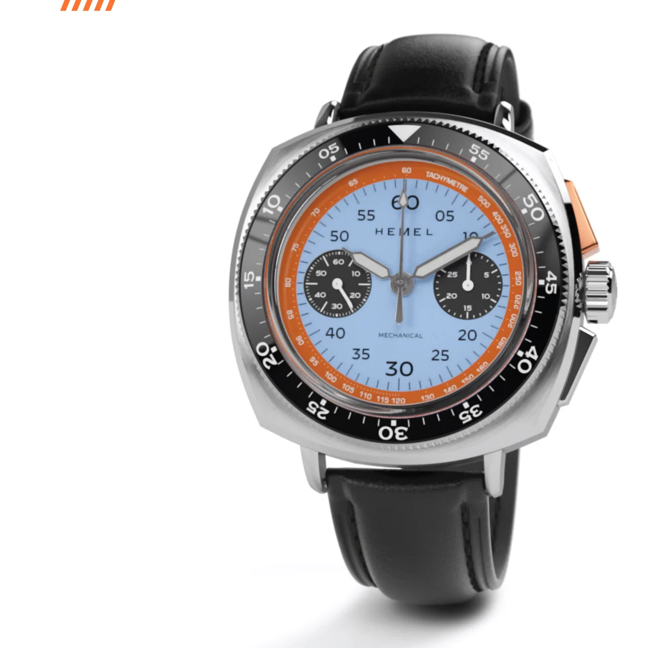Hemel HF37CBL 43 mm kol saati