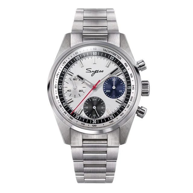 Sugess Chronograph Stainless Steel Special Dial Silver Hand sugess-s465-chronograph-stainl