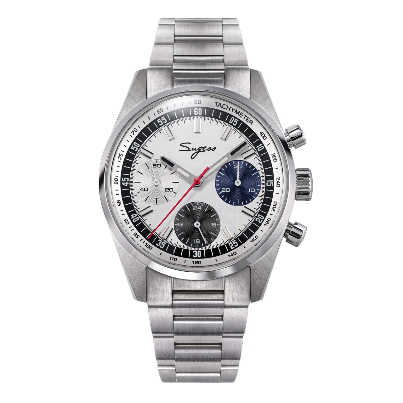 Sugess Chronograph Stainless Steel Special Dial Silver Hand sugess-s465-chronograph-stainless-steel-special-dial-silver-hand 46 mm kol saati