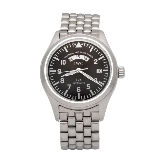 IWC IWC REF. 3251 UTC PILOT STEEL kol saati