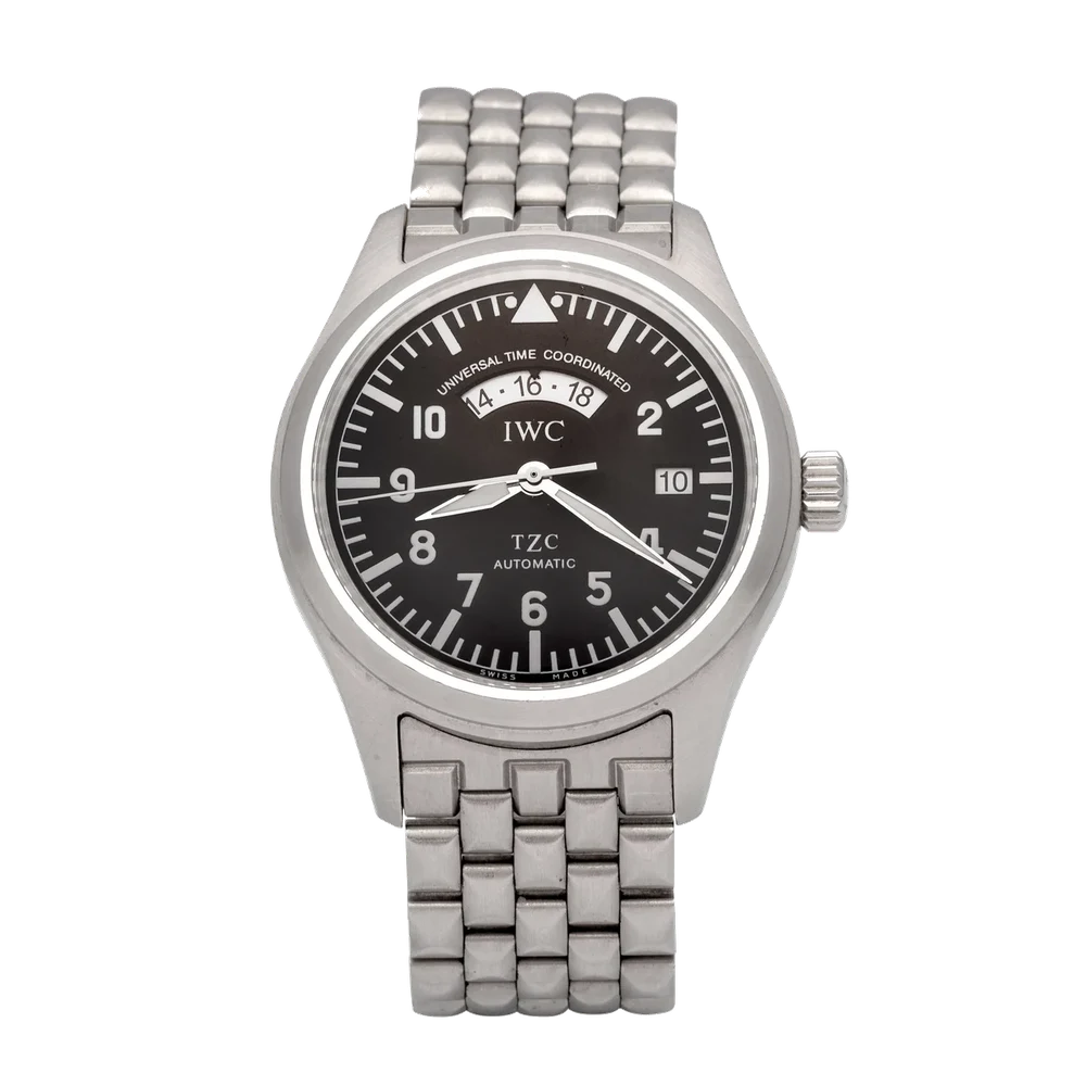 IWC IWC REF. 3251 UTC PILOT STEEL kol saati
