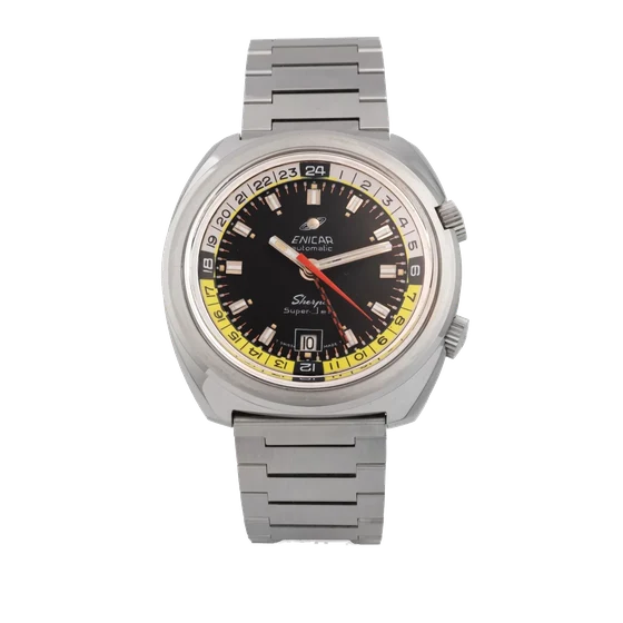 Enicar ENICAR, REF. 166-36-01, SHERPA SUPER-JET, STEEL kol saati